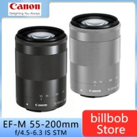Canon EF-M 55-200mm f/3.5-6.3 IS STM lens 55-200 micro single lens For Canon M M2 M3 M5 M6 M50 M100 M200 camera