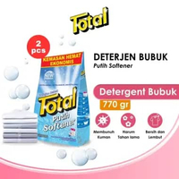 Total Putih Softener Deterjen Bubuk [770 g] isi 2 Pcs