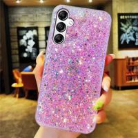 Luxury Glitter Sequin Phone Case For Samsung Galaxy Note 20 S20 FE S21 FE S22 S23 S24 Plus Ultra Soft Silicon Protect Back Cover