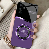 Sesuai untuk digunakan untuk Galaxy A14,Sarung pelindung telefon bimbit kalis jatuh kaca terbaja ter