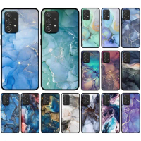 JURCHEN Custom Phone Case For Samsung Galaxy A50 A70 A51 A71 A50S A70S M52 M53 M11 M12 M13 M32 5G Marble Granite Pattern Cover