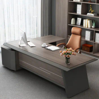 Boss desk simple modern office desk atmosphere supervisor desk single manager large desk desk chair combination