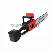 12-Inch Brushless Portable Chainsaw Garden Timber Felling Saw Cutter Power Tools Cordless Chainsaw
