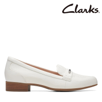 Clarks 女鞋 Juliet Aster 立體壓紋飾釦設計樂福鞋(CLF77201D)