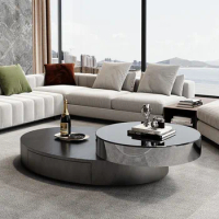 Unique Luxury Coffee Table Modern Aesthetic Italian Books Coffee Tables Rotate Minimalist Table Basses De Salon Home Furniture