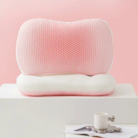 Pectin Cooling Protecting Cervical Vertebra Pillow Use Honeycomb Sleeping Pillows Soft Breathable Summer Winter High-end Pillow