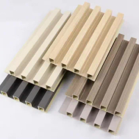 buckle grille wall panel Slat Wall Board/ Wooden Slot Wall With Grooves Mdf Slatwall Panels Display Shelf
