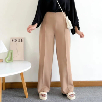 Celana [ Kulot ] Premium Scuba Bahan List Wanita Panjang Shakila Tebal Karet Melar