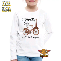 Kaos anak Free Nama karakter Jakarta Onthel Fashion