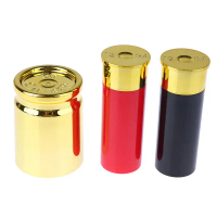 【L kon】 1Pc Travel Drink Bottle Bullet Shape Wine Glass Plastic Liquid Shot Glasses Water Wine Glass