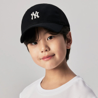 【MLB】童裝 可調式軟頂棒球帽 童帽 紐約洋基隊(7ACP77043-50BKS)