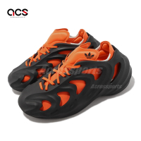 adidas 休閒鞋 adiFom Q 男鞋 黑 橘 可拆 鏤空 洞洞鞋 襪套 三葉草 愛迪達 HP6581