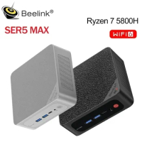 Beelink SER5 MAX AMD Ryzen 7 mini pc 5800H 5700U 5560U MINI PC WIFI6 BT5.0 Windows11 DDR4 16GB 500GB SSD diy gaming computer