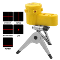 Multi Function Laser Level Leveler With Tripod Vertical 6 Modes Horizontal Line Tool Cross Line Devi