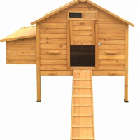 Garden Backyard Hen Wood Pet House bantam cock Poultry Cage Wooden Chicken Coop Wholesale with nesting box and outdoor run