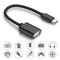 USB C OTG Adapter USB Female To Type C Male USB Tape-C Data Converter For IPhone Samsung Otg Type-C Connector Phone Accessries