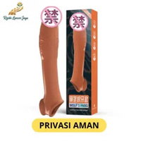 Kdmm Seniuniu Gigi Srigala Condom Coklat Transparan Sambungan Untuk Pria Ukuran Jumbo Coklat