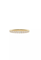 Daniel Wellington Mirelle Eternity Ring 2.0mm Gold Unisex Ring for women and men stainless steel cry