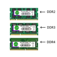 DDR3 DDR3L DDR4 DDR5 8GB 4GB 16GB laptop Ram PC3 1.5V 1333 1600 PC4 1.2V 2400 2666 PC5 1.1V 4800 5200 SODIMM Laptop Memories