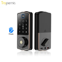 Security Fingerprint Biometric Lock with Keypad Keyless Entry Deadbolt Electric Digital Door Lock WiFi Bluetooth App Control