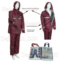 Mantel Mantol Jas Hujan Axio Raincoat Model Setelan Baju Celana Dewasa Anti Rembes Tahan Air Origina