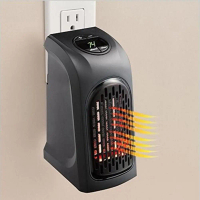 Portable Wall-Outlet Handy Fan Heater Warm Air Blower Electric Radiator