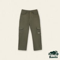 【Roots】Roots大童-都會探索系列 環保材質工裝褲(橄欖綠)