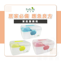 免運費 醫藥箱   馬卡龍 雙層家庭保健箱 藥品分裝盒 藥品保存 文具收納 辦公收納雙層保健醫藥箱 急救箱 收納箱 6公升 藍綠粉【護立康】