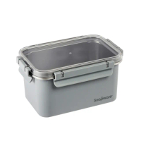 【CorelleBrands 康寧餐具】Eco Wave 輕食感可微波不鏽鋼保鮮盒2100ml
