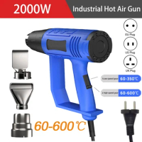 220V Heat Gun 2000W Variable Advanced Electric Hot Air Gun Advanced Hot Air Gun Temperatures Adjustable Electric Heat Gun