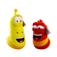 2pc/pair LARVA Plush Toys Yellow Insect Red Insect Hot Cartoon Larva Toys Stuffed Doll G0370