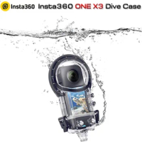 Dive Case For Insta360 X3 50M Waterproof Case For Insta360 ONE X3 Underwater Protect Box Diving Housing X3 Camera Accessories