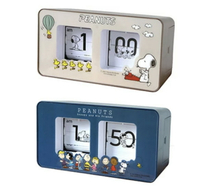 Fieldwork 史努比 翻頁鐘 PNC002 翻頁 時鐘 電池式 掛置兩用 掛鐘 SNOOPY 查理布朗 日本代購