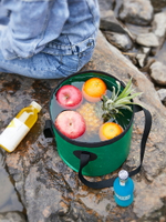 戶外可折疊水桶袋打水釣魚桶水盆便攜式旅行露營儲水桶裝水桶野餐
