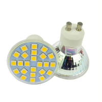10pcs/lot SMD 5050 Lampada LED Lamp 220V Lamparas LED Spotlight GU10 Candle Chandelier Ampoule LED Bulbs GU 10 Bombillas
