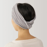 【MUJI 無印良品】伸縮頭用毛巾 W25×L34 cm