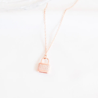 Lock Necklace Kalung Gembok Kunci