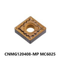 100% Original CNMG 120408 CNMG120408 CNMG120408-MP MC6025 For Steel Turning Tools Cutter Carbide Inserts CNC Machine Lathe Metal