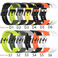 24mm Silicone Sport Band Strap For Suunto 7/suunto9/9 baro/suunto D5 smart watch Wriststrap Watchband Replaceable Accessories