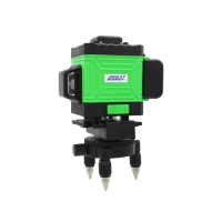 綠光8線雷射水平儀 附鋰電池/充電器/遙控器/升降台/壁掛支架/微調底座 B-CLLGS-8C