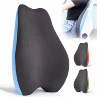 Ergonomic Office Chair Pillow Ergonomic Memory Foam Lumbar Support Pillow for Lower Back Pain Relief Office Chair for Travel