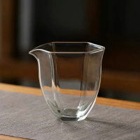 日式耐熱玻璃公杯 六角勻杯公道杯出口高品質高硼硅茶海