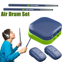 Professional Smart Electronic Virtual Air Drum Drumsticks Pedals Portable Virtual Reality Drum Kit Electronic Drum Set for Kids