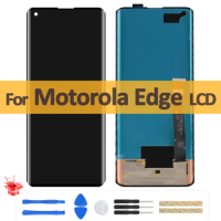 6.7" Original LCD For Motorola Moto Edge XT2063-3 LCD Display Touch Screen Digitizer Assembly + Frame For Moto Edge LCD Replace