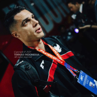 Timnas Indonesia Travelling Jacket 2025/2026 Garuda Black Red Hitam Merah Jaket Traveling Erspo Offi