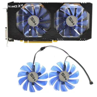 THE NEW RX580 GPU FAN 4PIN 95MM GFC10H12S9-C FOR HIS RX580 RX 580 Ice QX2 OC 4GB/Turbo 8GB Graphics Card Cooling