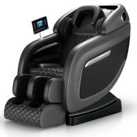 Hot sale office chair with massage korea recliner massage chair 4d l track spa pedicure chair massage full