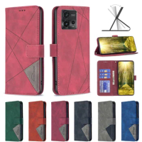 Luxury Business Wallet Magnetic Buckle Flip Leather Case for Motorola G22 G72 E30 G52 G71 G31 G41 G51 5G G200 5G Edge S30 5G