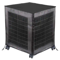 Full Mesh Air Conditioner Cover Full Mesh AC Unit Mesh Covers Outdoor Full Mesh AC Cover With Waterproof Removable Top Cover For
