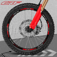 For Honda CRF450R CRF300L CRF250R CRF400RX CRF125 CRF150 Reflective Motorcycle wheel Sticker Rim Decal Stripe Tape Accessories